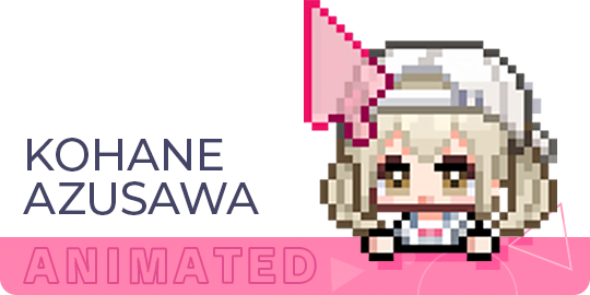 Kohane Azusawa Animated Cursor